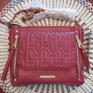 Rampage Burgundy Red Cross Body Shoulder Bag NEW